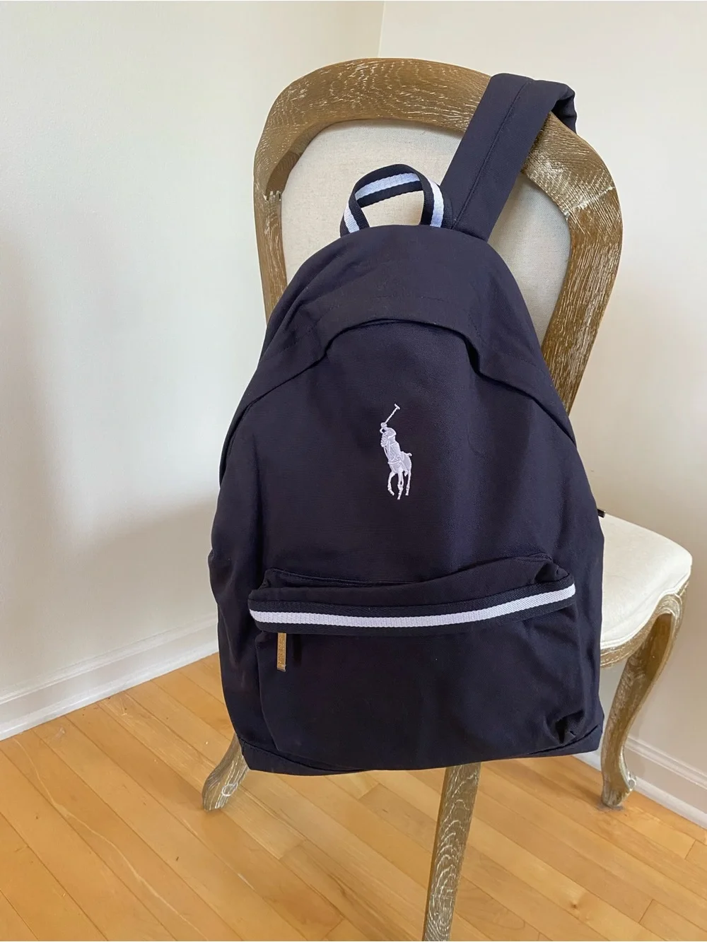 Polo by Ralph Lauren Dark Blue Backpack with White Logo - Picture 1 of 5